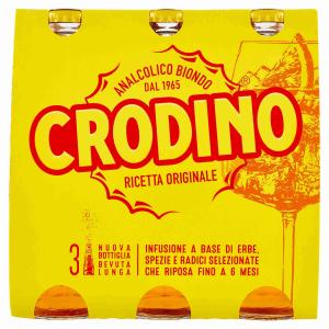 ALKOHOLFREIER APERITIF CRODINO BIONDO 17,5 CL x 3