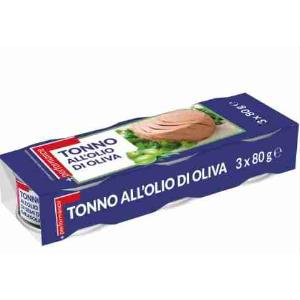 THON HUILE D'OLIVE +PERFORMANCE 80 GR x 3