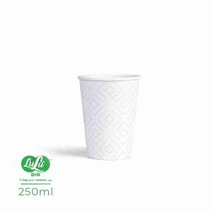 VASOS DE PAPEL FELICIDAD 250 ML 50 UNIDADES