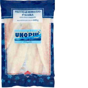 UNOPIU' ALASKA COD FILLET 600 GR