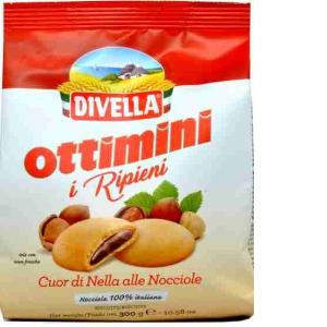 OTTIMINI BISCUITS FILLED WITH HAZELNUT DIVELLA...