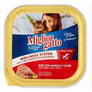 PATE'GATTO BOEUF/COEUR MEILLEUR CHAT 100 GR