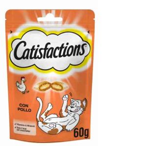 SNACK GATTO POLLO CATISFACTIONS 60 GR