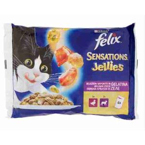 CAT FOOD SENSATION ANAT.AGN. FELIX 85 GR x 4