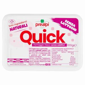 QUICK CHEESE WITHOUT LACTOSE PREALPI 100 GR