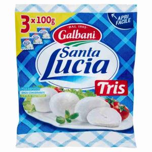 MOZZARELLA SANTA LUCIA GALBANI 100 GR x 3