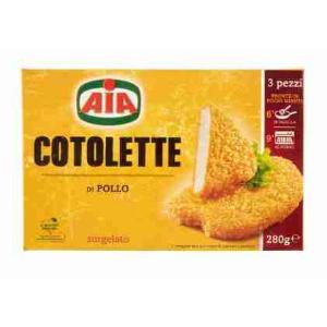 FROZEN CHICKEN CUTLETS AIA 280 GR