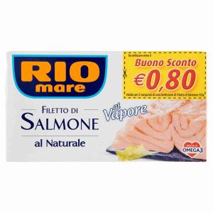 FILETES DE SALMÓN NATURAL RIO MARE 150 GR