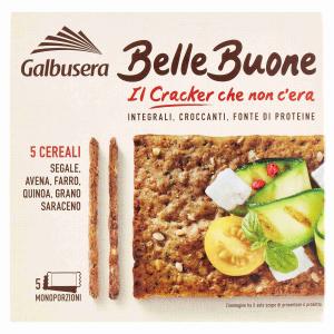 CRACKERS BELLEBUONE 5 CEREALS GALBUSERA 200 GR