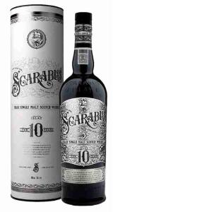 SCOTCH WHISKY SCARABUS 10 JAHRE ISLAY SING MALT...