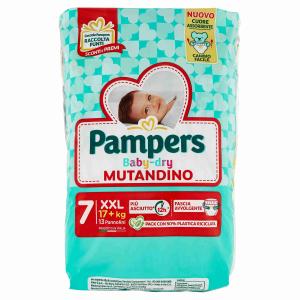 BABY DRY DIAPERS XXL PANTS X13 PAMPERS