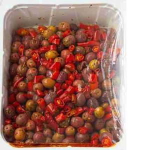 PINK OLIVE WITH CHILLI PEPPER 3 KG