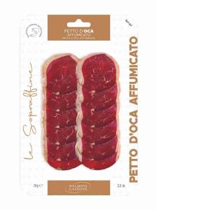 GASTONE PRE-SLICED SMOKED GOOSE BREAST 70 GR