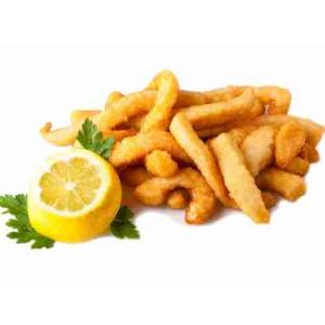 SQUID FETTUCCINE BREADED BRASMAR BAG 1 KG