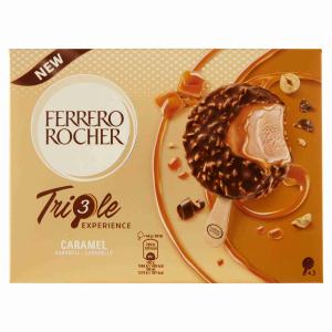 ROCHER TRIPLE CARAMEL FERRERO ICE CREAM 60 GR x 3