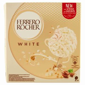 GELATO ROCHER WHITE FERRERO 50 GR x 4