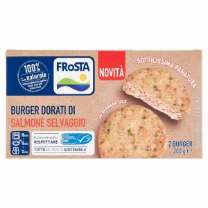 BURGER AU SAUMON DORÉ FROSTA 200 GR x 10