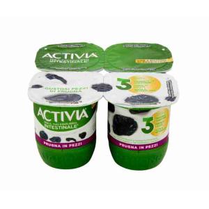 ACTIVIA PLUM YOGURT DANONE 125 GR x 4