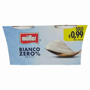 JOGHURT 0% BIANCO MULLER 125 GR x 2