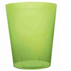 VERRES RÉUTILISABLES 30CL TRANSP.VERT 8 PCS