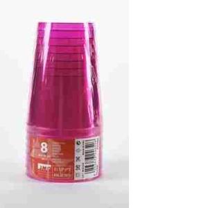 VERRES TRANSPARENTS FUCHSIA RÉUTILISABLES 30CL...