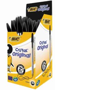 PENNA NERA CRYSTAL BIC 50 PZ