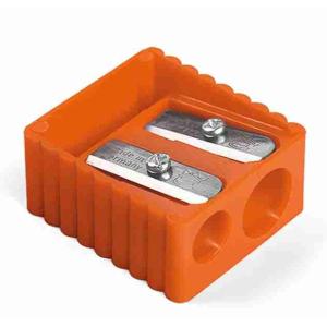 PENCIL SHARPENER 2F PLASTIC 2 PCS