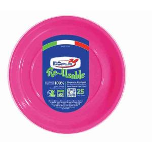 LIKE PLATES 18X18CM FUCHSIA 10 PCS