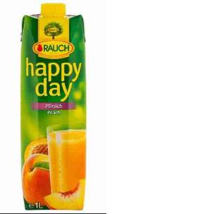 HAPPYDAY RAUCH PEACH FRUIT JUICE 1 LT