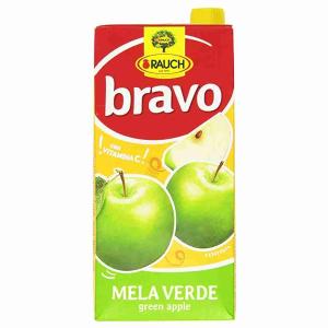 BRAVO RAUCH JUS DE FRUITS DE POMME VERTE 2 LT