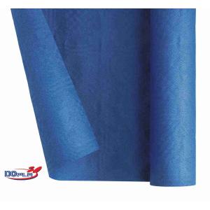 NAPPE EN PAPIER DOUBLE ROULEAU BLEU 120X70CM