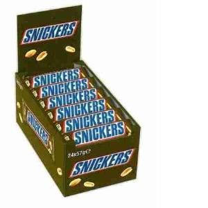 SNICKERS SINGLE SHOWBOX 50 GR