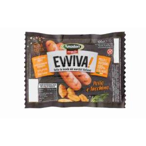 WURSTEL EVVIVA POLLO/PAVO AMADORI 100 GR