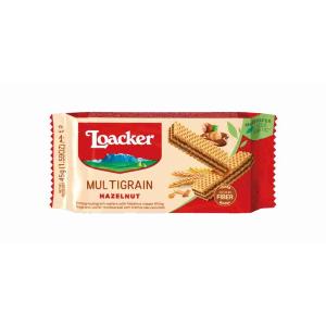 MULTICEREAL WAFER HAZELNUT LOACKER 45 GR