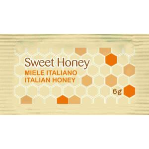 ITALIAN MULTIFLOWER HONEY PININ PEAR 6 GR x 125