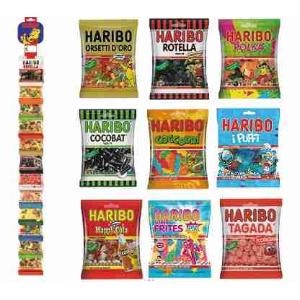 BONBONS EN BANDES 30/40 GR HARIBO 24 PCS