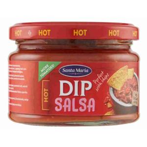 HOT TOMATO DIP SAUCE GLASS JAR EUROFOOD 250