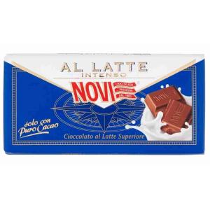 NOVI INTENSE MILK CHOCOLATE BAR 100 GR