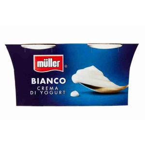 MULLER YOGUR BLANCO ENTERO 125 GR x 2