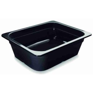 GN 1/2 CONTAINER H100 BLACK MELAMINE