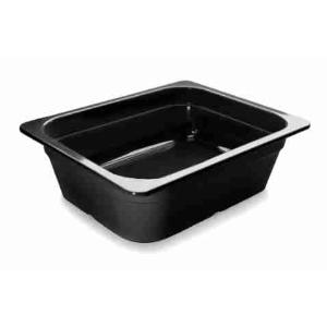 CONTENEDOR GN 1/2 H65 MELAMINA NEGRO
