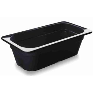 CONTENEDOR GN 1/3 H100MELAMINA NEGRO