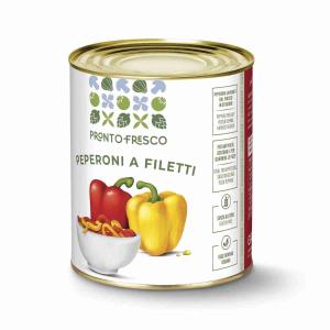 PEPERONI A FILETTI IN OLIO GIRASOLE GRECI 800 GR