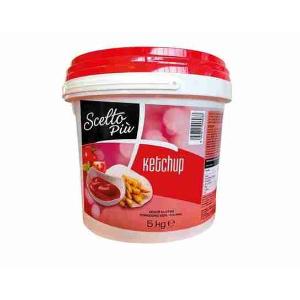 KETCHUP 100% POM. ITALIAN. BUCKET SELECTED 5 KG