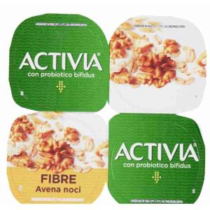 ACTIVIA YOGURT OATS/DANONE WALNUTS 125 GR x 4