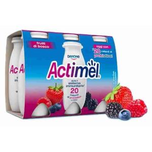 DANONE BEEREN ACTIMEL JOGHURT 100 GR x 6