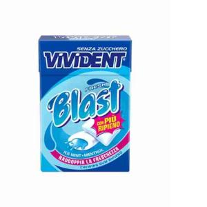 CHEWING GUM FRESH BLAST BLUE ASTUCCIO VIVIDENT 30