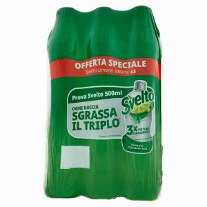 DETERGENTE PIATTI LIMONE SVELTO 980 ML x 3