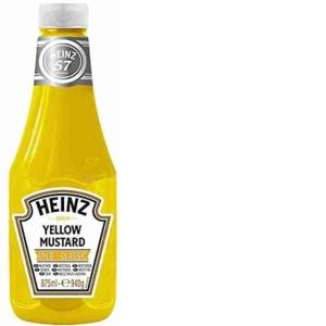 SALSA YELLOW MUSTARD HEINZ 875 ML