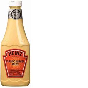 SALSA BURGER SAUCE HEINZ 875 ML